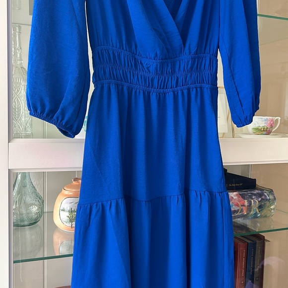 DONATED- NWOT Monteau royal blue tiered dress - Picture 6 of 10